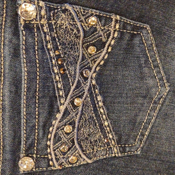 Ladies vintage Grace in LA Low rise flared bottoms Sz 3 Jr's - Picture 7 of 9